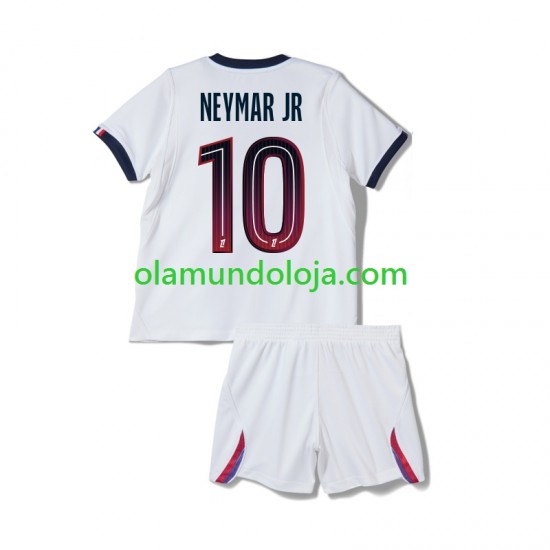Camisola Paris Saint-Germain Neymar JR 10 Criança Equipamento Segundo 2026-2027 Manga Curta